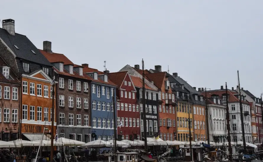 Nyhaven in Kopenhagen, Dänemark.