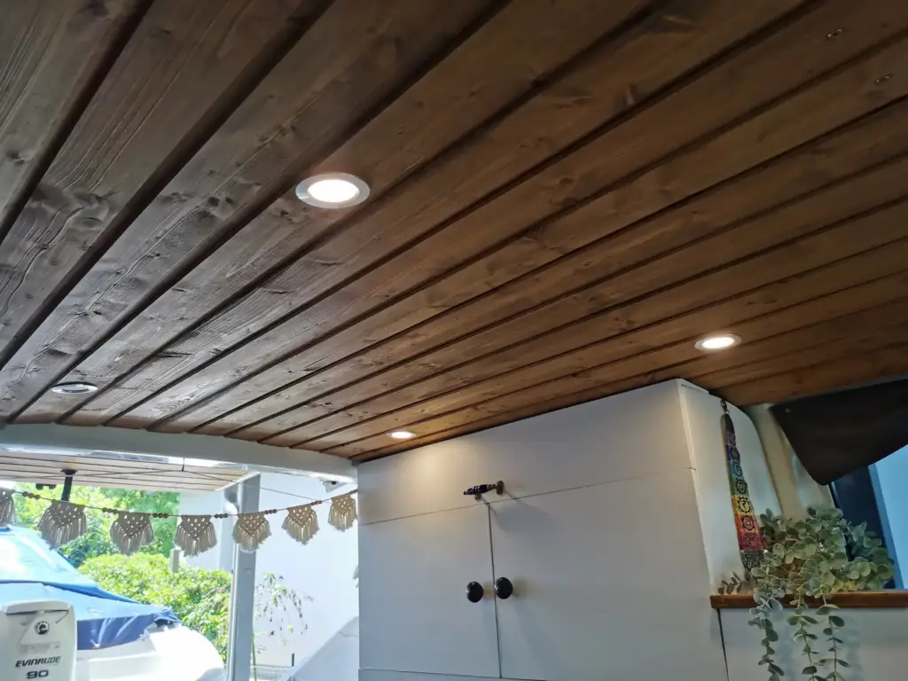 Lichter in unserem Van.